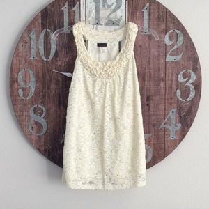 Women’s Formal lace rhinestone tank